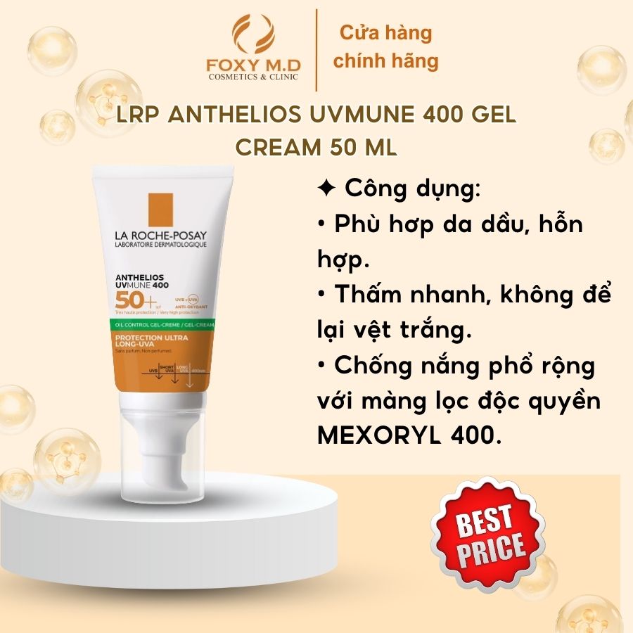 La Roche-Posay Anthelios UVMUNE 400 Oil Control Gel-cream 50 ml